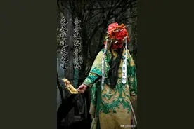 背纹睁眼关公，豪饮3斤白酒，兰州小林子“醉关公”表演震撼世人图片