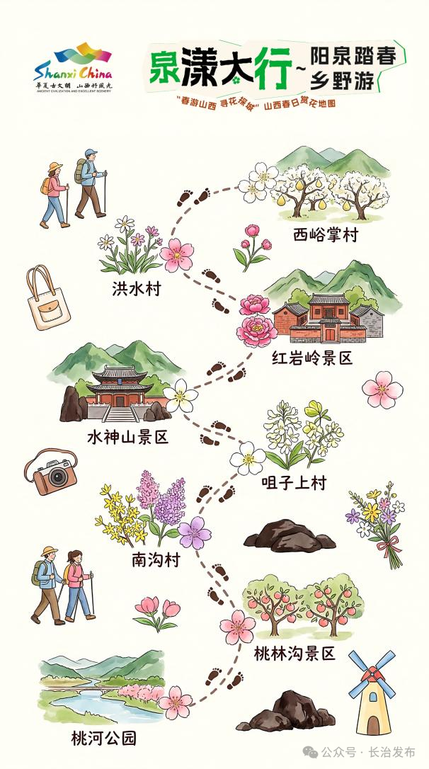 长治的春天藏不住了！4月必去的8个花海秘境，错过等一年