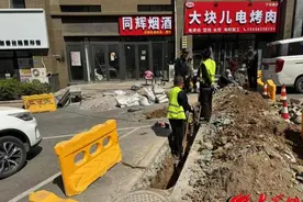 市北区四方街道：规范掘路施工，保障居民生活秩序图片
