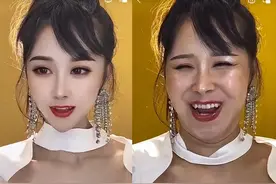 当网红美颜突然断开，世界安静了，网友惊呼：美女变大妈图片