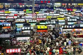 正定夜市“火”出圈！来河北吃特色美食，品衡水老白干！图片