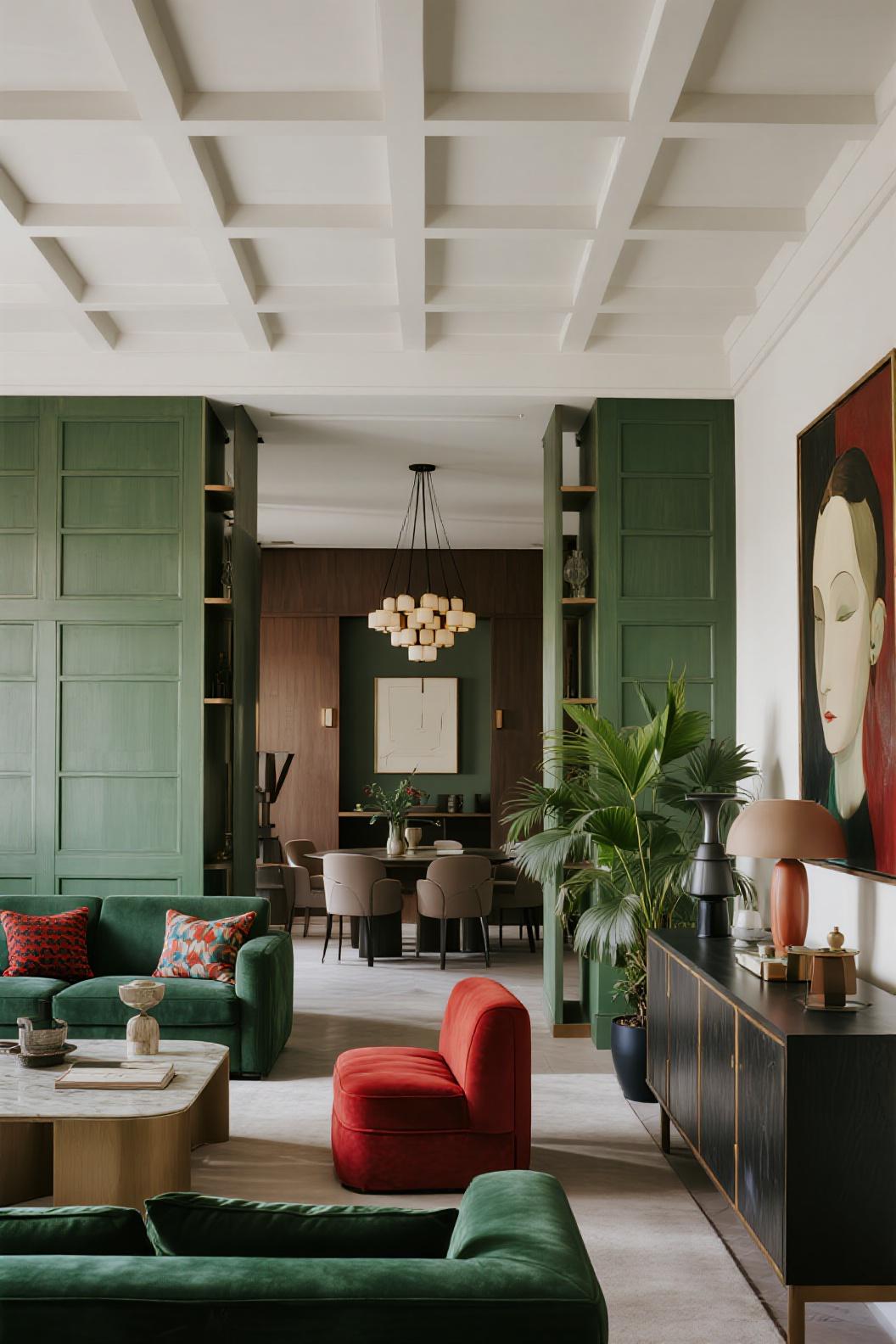 【引擎联合设计】云打卡: 这套大平层用实力告诉你"撞色"玩对了