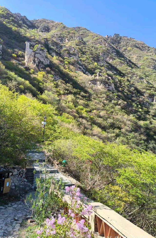 到河北张家口登鸡鸣山