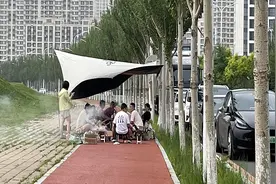 群众有话说 | 说你呢！请别在城市绿道上烧烤！图片