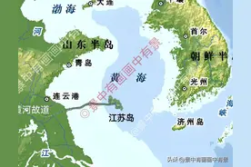 江苏近海，人工造岛！优化黄河故道，在江苏流入黄海！幸甚！图片