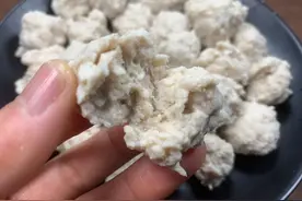 猪肉丸子不用出去买了，自己做很简单，软嫩Q弹，好吃无添加图片