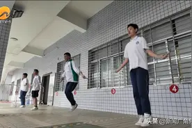 晋江26000多名初中生参加体育中考图片