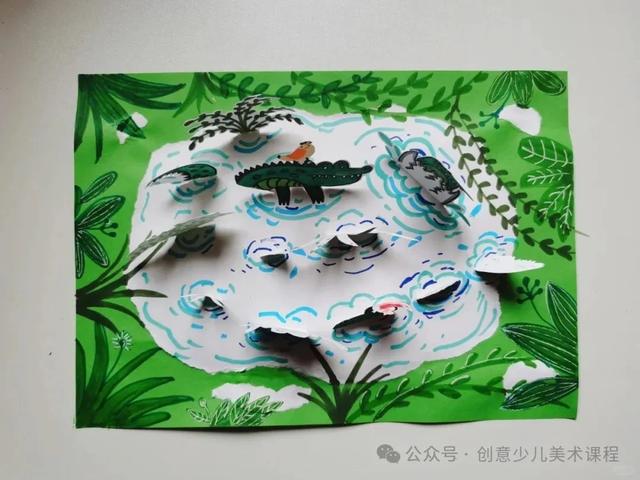 绘画教程26例—儿童手工立体画，生动有趣，创意满分！直接拉满分