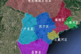 河北省秦皇岛市4区3县建成区面积排名图片