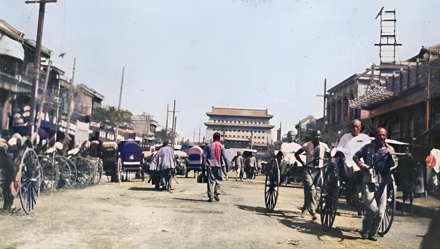 太罕见了	，一个英国教授拍下了100多年前老北京，居然是这个样子