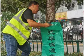 解渴“神器”上线！3000多棵行道树喝上“袋袋水”图片