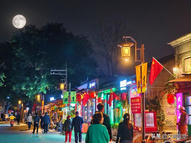 京西驼铃古道夜色美
