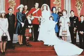 1973年安妮公主出嫁，52岁父亲挽着她出场，毫不费力抢了新郎风头图片
