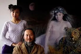 画家李壮平让女儿当人体模特，创30余幅画作，获奖无数却争议不断图片