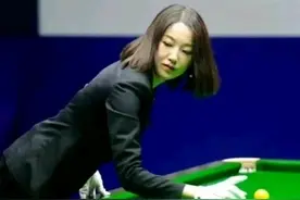 🌹美女裁判诸瑛～当今斯诺克女裁判界的耀眼明星！图片