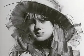 一个细节惊艳了！顶级画法的素描笔触，像“疯子”一样画画图片