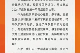 山东鲁能乒乓球俱乐部：王曼昱因感冒发烧退出乒超第一阶段比赛图片