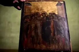 90老太一夜暴富!挂在厨房里熏了半世纪的画，最后拍出1.9亿天价图片