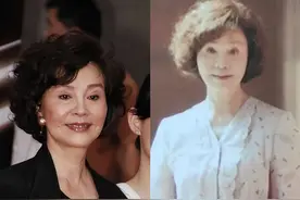 80岁自然老去的归亚蕾，衣着朴素接地气，头发烫卷，到老都优雅图片