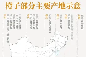 中国橙子地图，到底哪里的更好吃？图片