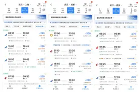 春节后机票价格“大跳水”！武汉飞成都、上海等地仅需200多元图片