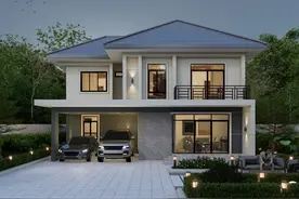 农村别墅开间和进深多少合适？什么是开间和进深？不同房间多大?图片