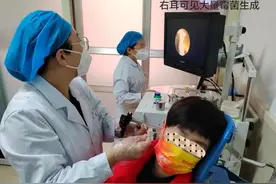 长治市第二人民医院：采耳一时爽，俩月后耳朵长“蘑菇”，真菌性外耳道炎了解一下。图片