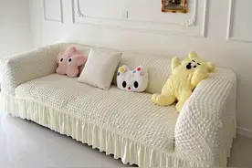 越来越多人不用沙发罩了，看了这种“万能罩”，才知道什么叫好用图片