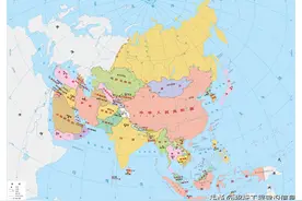 世界七大洲地图-高清版图片