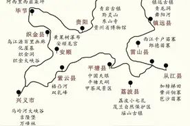 环贵州自驾游旅游攻略地图图片