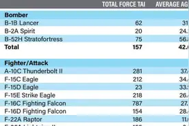 美国空军先进战机不到中国一半：昔日强大的对手，现在成了窝囊废图片