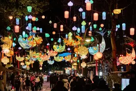 【新春走基层】假期过半杭州共接待游客632.744万人次 新春灯会受外国游客点赞图片