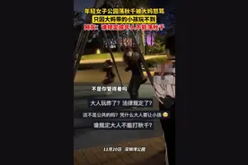 年轻女子公园荡秋千被大妈怒骂，只因大妈带的小孩玩不到图片