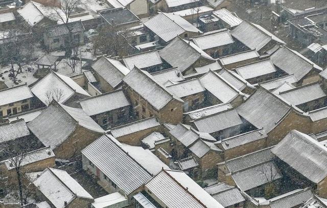 山西襄汾高清雪景大图