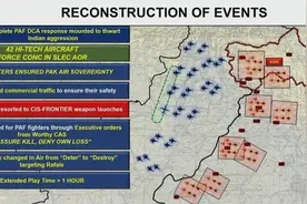 印军72架战机来势汹汹，但“阵风”被击落后，飞行员惊慌失措图片