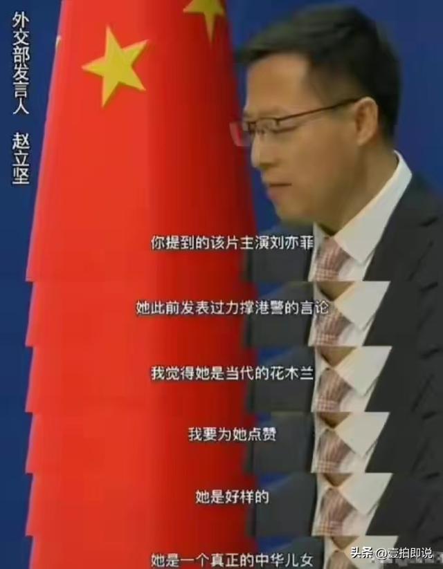 一场香港大火	，让大家看清38岁刘亦菲的“真面目”，赵立坚说对了