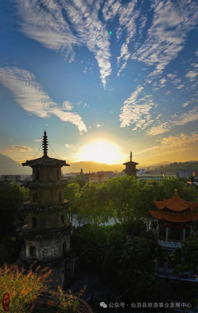 仙游十二美景之“龙华双塔”