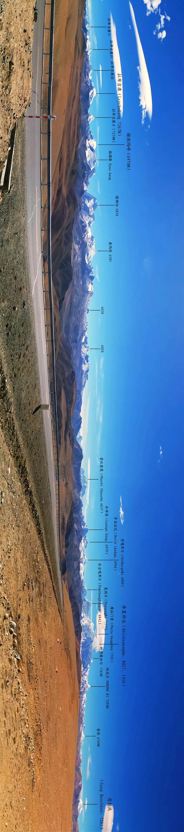 G219国道西藏段8000米雪山观景指南