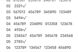排列五数据规律图片