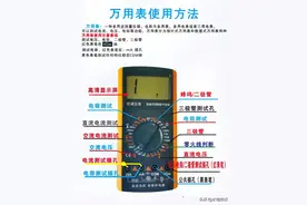 万能表的详细使用方法 及其档位测量功能 及其测量方法 收藏备用！图片