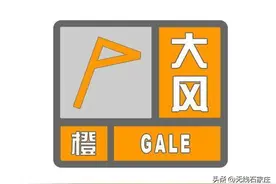 石家庄市气象台4月10日10时12分发布大风橙色预警信号图片