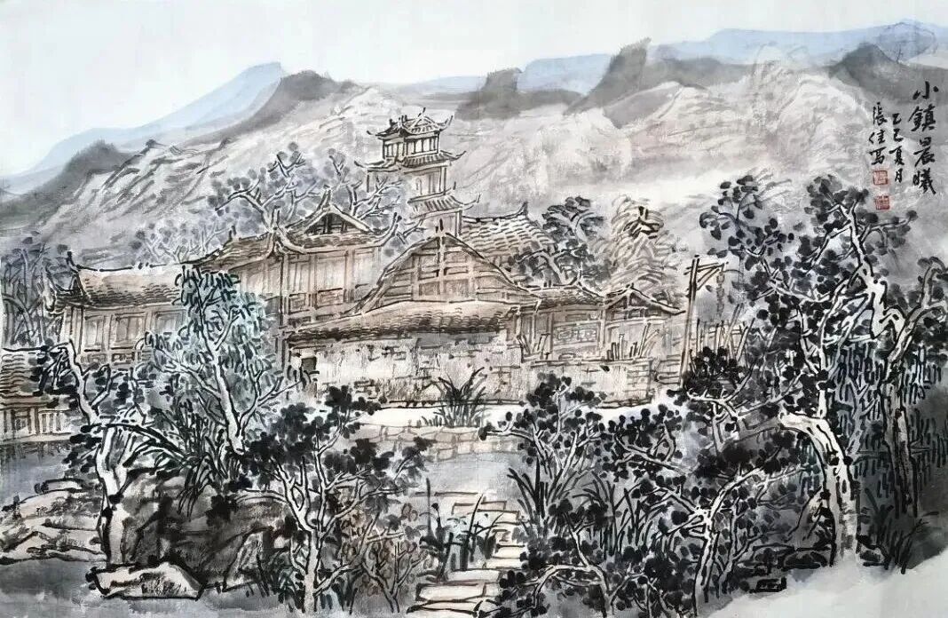 共绘湘西之美 长沙、龙山画家美术写生创作线上展上线(图17) 共绘湘西之美 长沙、龙山画家美术写生创作线上展上线(图17)