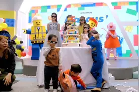 张礼承迎5周岁生日，张柏芝内地包场为儿庆生，混血小王子成焦点图片