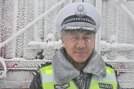 暴雪后，青海交警上了热搜图片