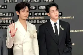 视界大会红毯:曾舜晞秒了成毅!张若昀李沁合体，韩东君好臃肿一人图片