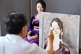 从风景到人物 油画名家包头写生创作图片