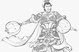 《隋唐演义》中的“四猛”“八大锤”及“隋唐十八杰”白描人物图片