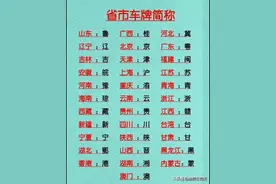 山东城市车牌代号图片
