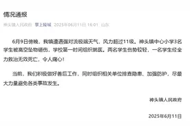 山东德州通报“3名小学生被高空坠物砸伤”：2名学生伤势较轻，1名学生死亡图片