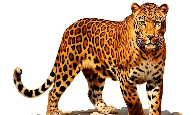 忠烈：为救主人	，濒死的猎狗用尽最后力气，咬断了豹子的咽喉
